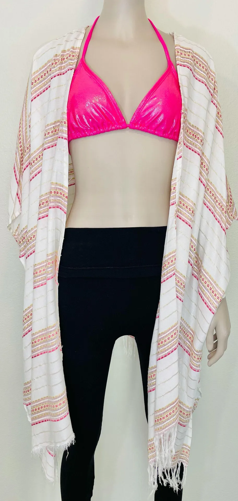 Rebellion Kimono Sleeve Beach Coverup NWT! - Image 3