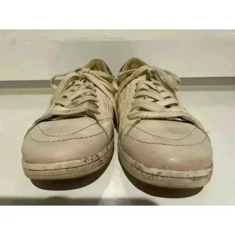 Dolce Vita Nino Women's Snakeskin and Glitter Sneaker, sz 9 White - Image 7