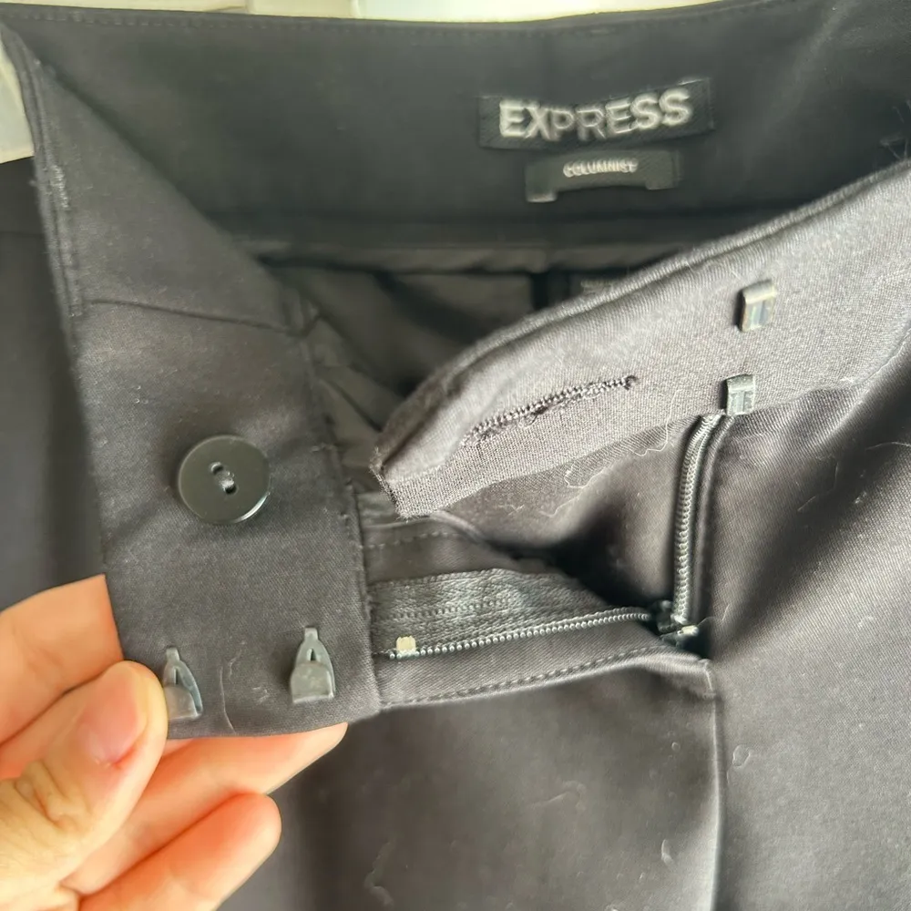 Express black columnist dress work pants 00R - Image 5