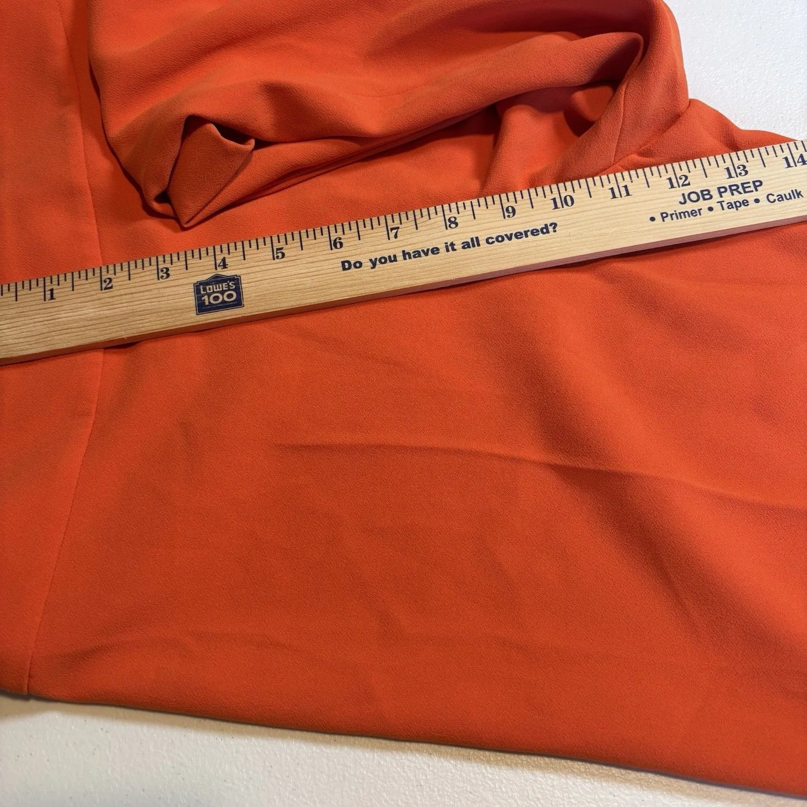 Zara Orange Flare Dress Pants with zipper on one side size XS NWT - Image 9