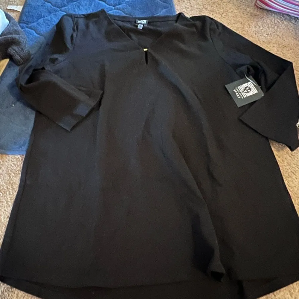 NWT Anne Klein blouse M - Image 2