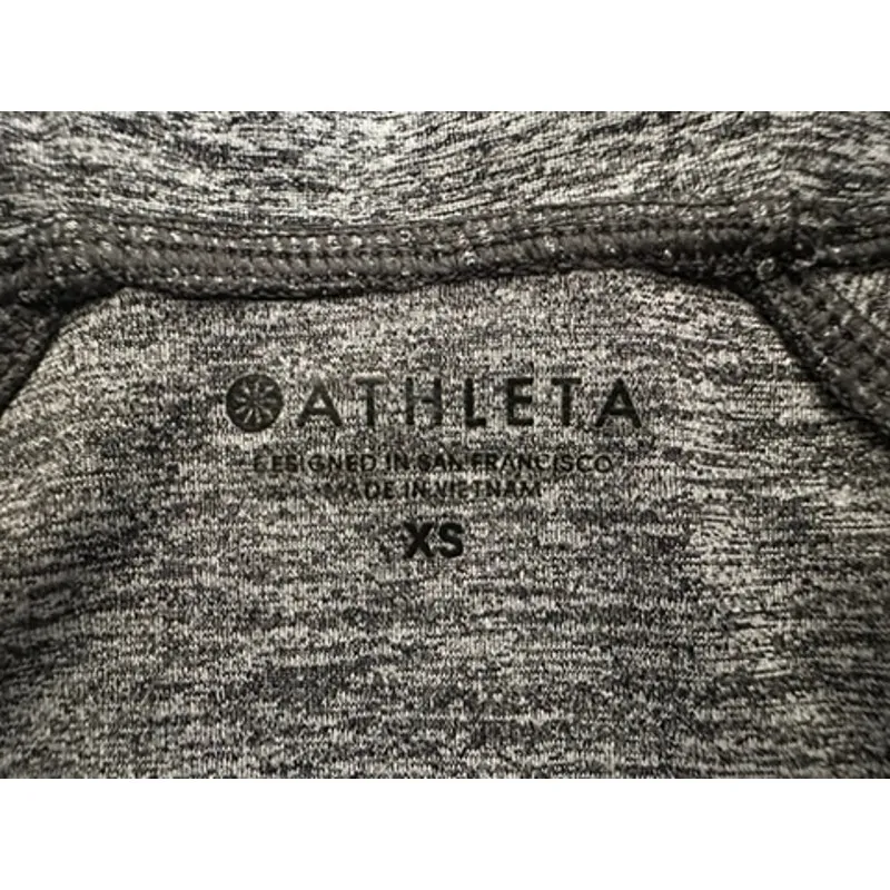 Athleta Jacket Womens XS Gray Pacifica Crosscurrent Hooded Running Walk Train - Image 4