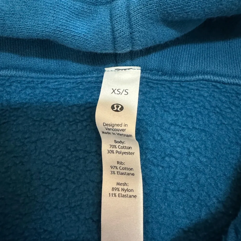 Lululemon scuba oversized half zip hoodie size xs/s - Image 2