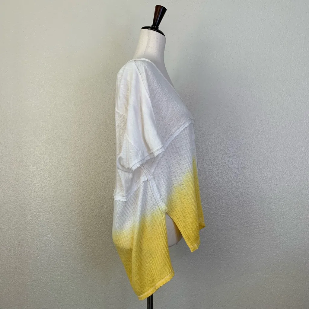 Free People We The Free Sun Dial Oversized V-neck Short Sleeves Tee, Size XS - Image 7