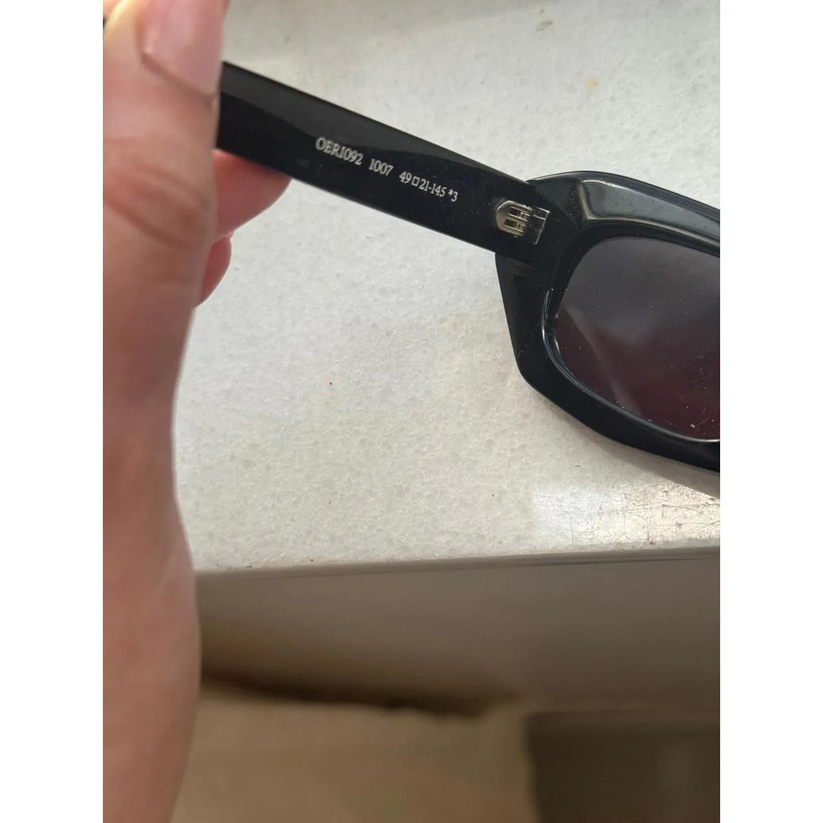 Off-White Venezia Acetate Rectangle Sunglasses - Image 3