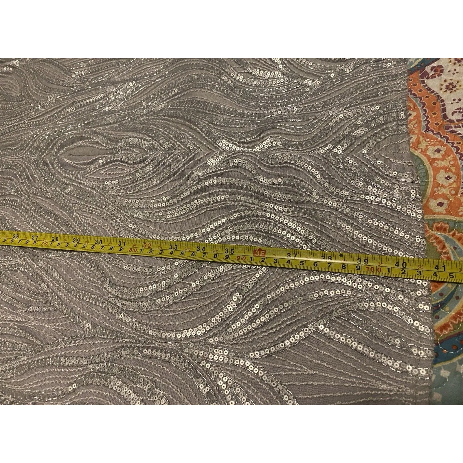 Tadashi Shoji Silver Gray Sequin Sheath Dress Size 10 - Image 6