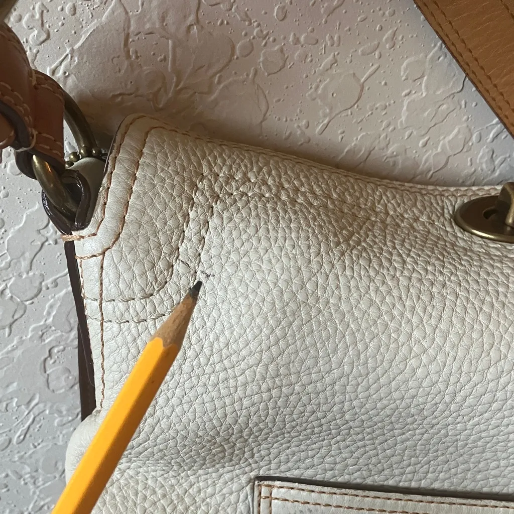 Coach:VTG Chelsea Hobo Pebbled Leather Shoulder Bag- Turn Lock-Brushed Gold Tone - Image 11