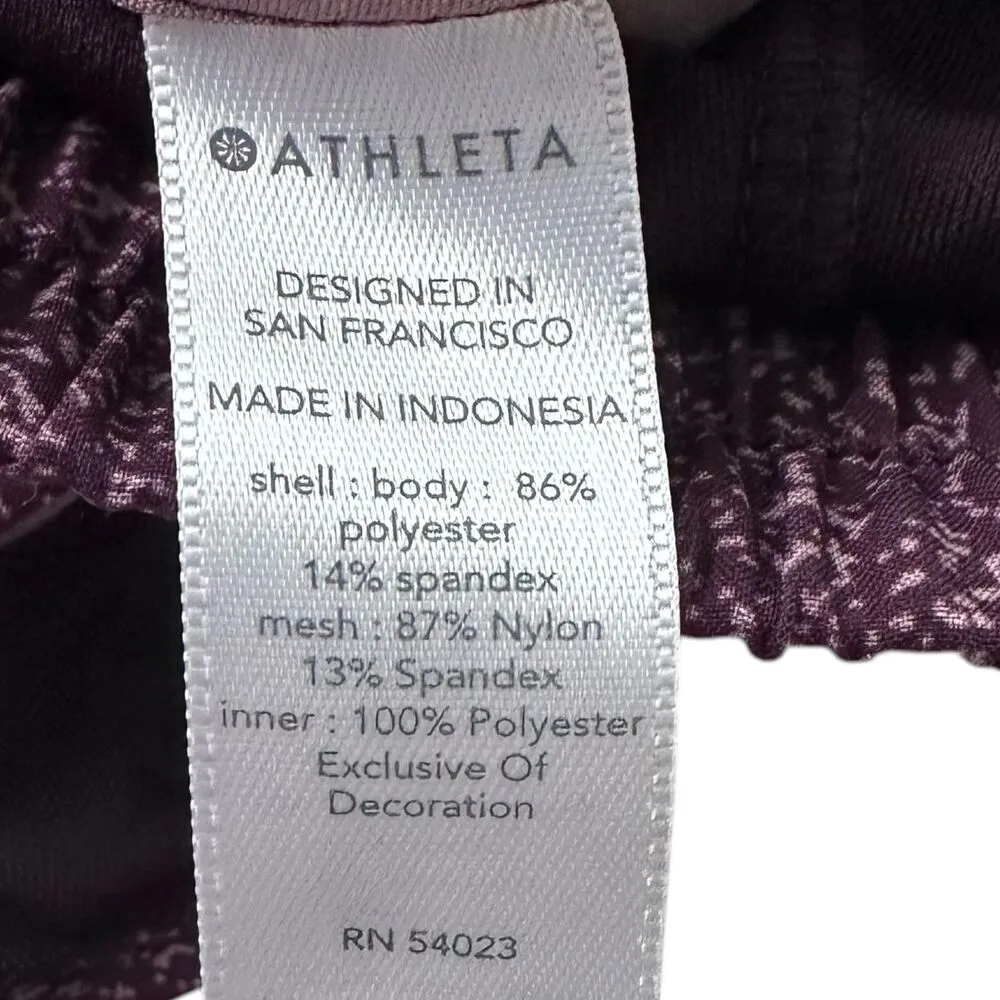 Athleta Purple Athletic Breathable Racer Run Shorts Women Size Small | 57-56 - Image 5
