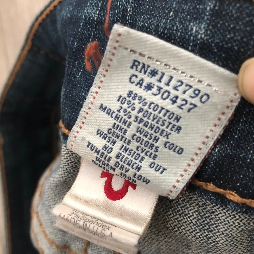 True Religion Jeans Vintage Denim Shorts Blue Women’s size 26 - Image 6