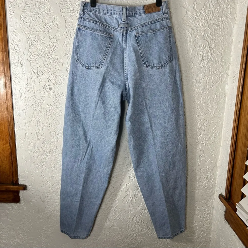 VTG 80’s90’s Authentic Britannia Light Wash High Rise Mom Jeans Blue Size 10 - Image 2