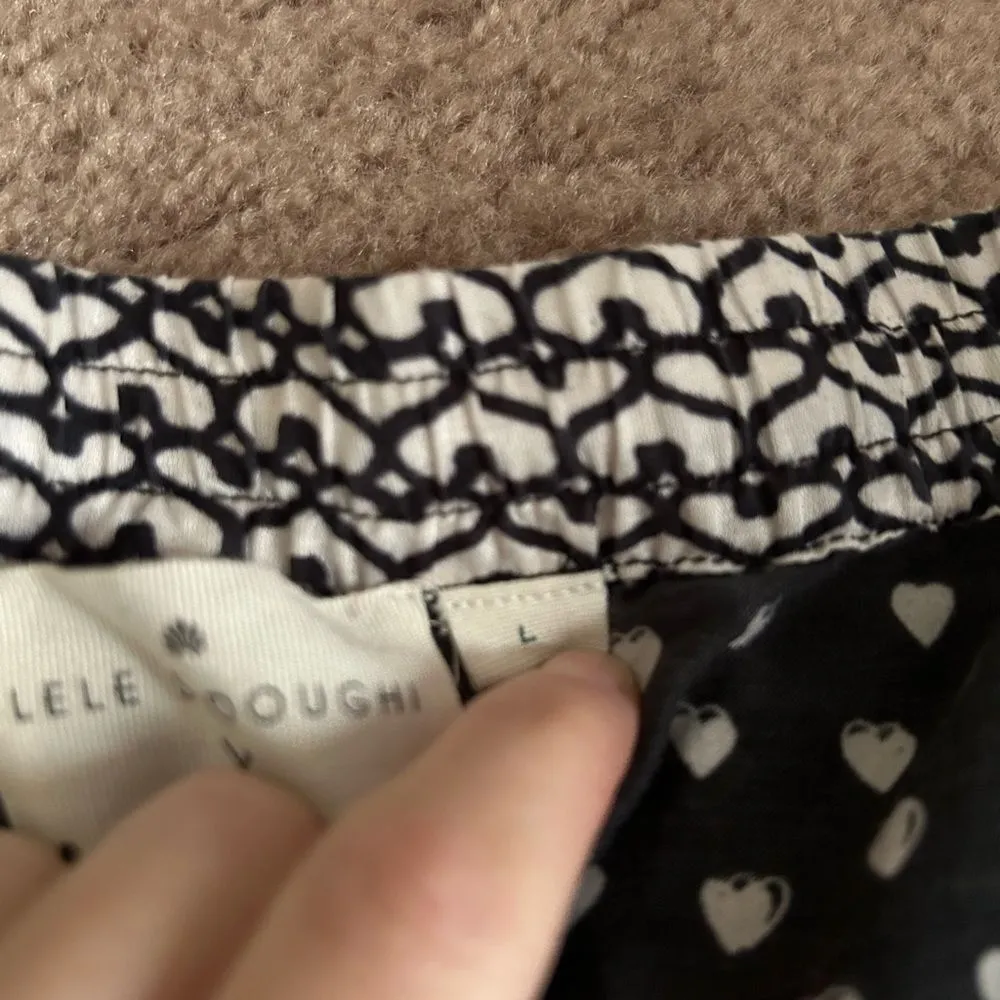 Rare Roller Rabbit x Lele Sadoughi Black Heart Polo Pajamas - Image 8