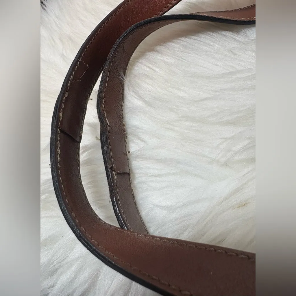 BALLY B Logo Black and Brown Leather Handbag - Image 11