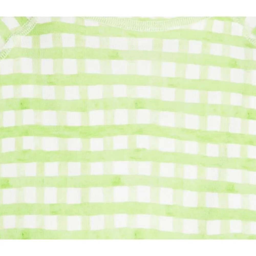 Jacquemus  Tuba cropped gingham jersey turtleneck top - Image 2