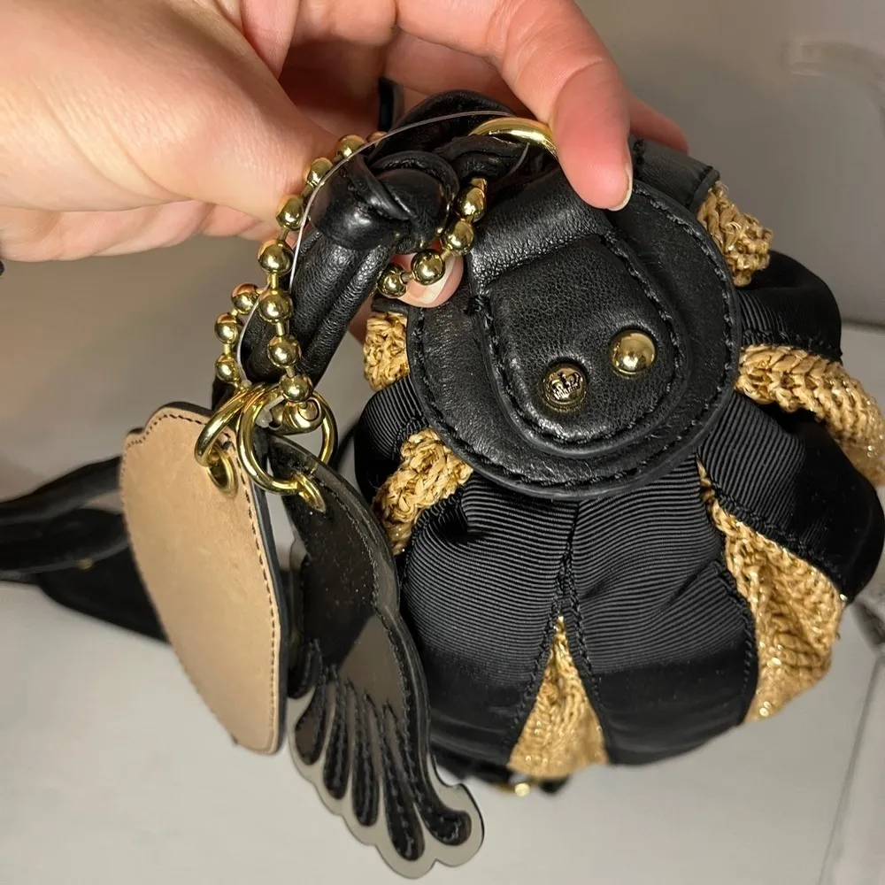 Juicy Couture Ocean Clam Octopus Charm Woven Bag Vacation Resort Cruise - Image 9