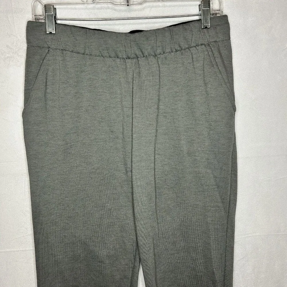 Nike Jogger Pants Gray Dri-Fit Zip Ankle Tapered Athleisure Sz M (30x28.5) - Image 2