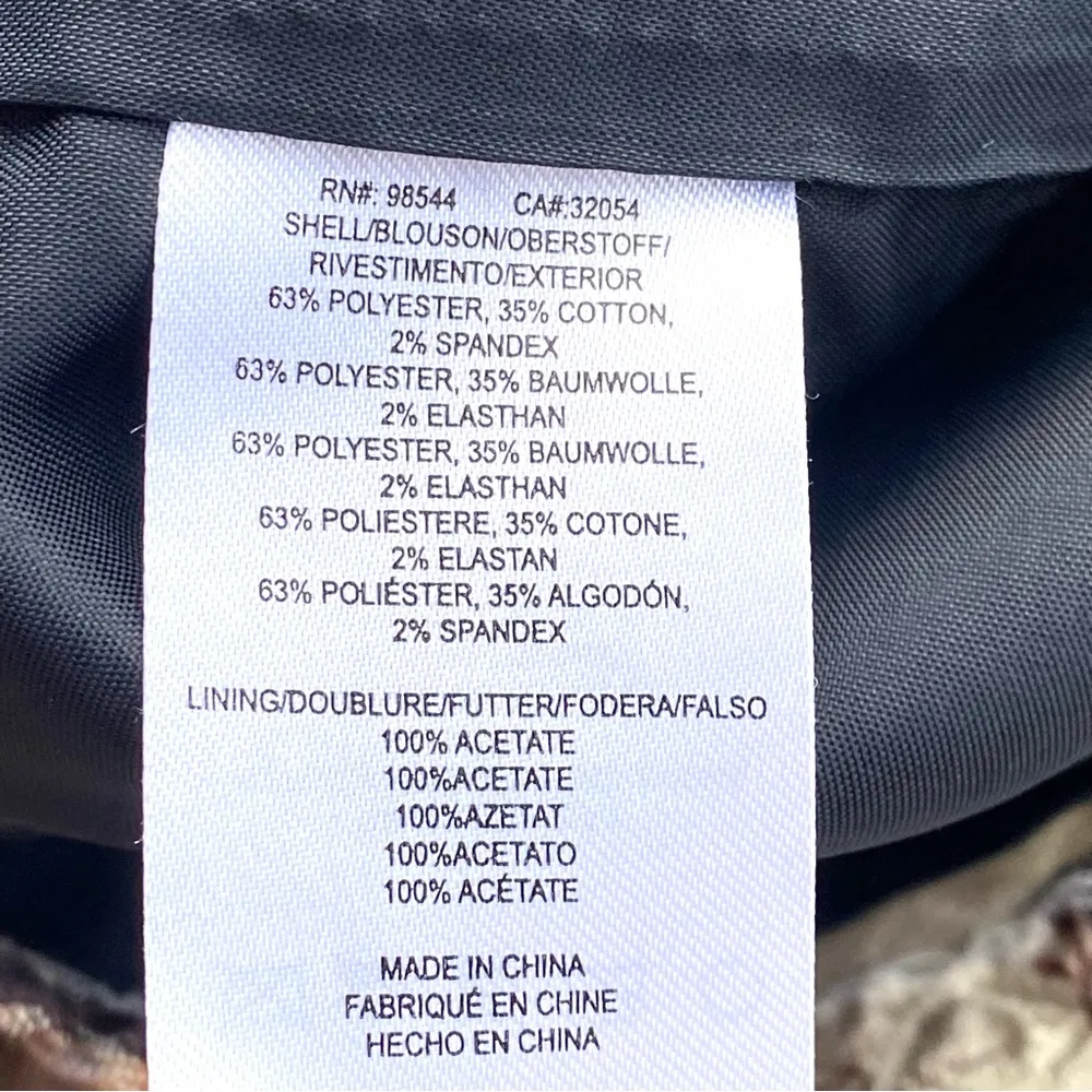 Anthropologie Tabitha Quilted Floral Textured Dress Size 6 Petite Women's Brown - Image 15