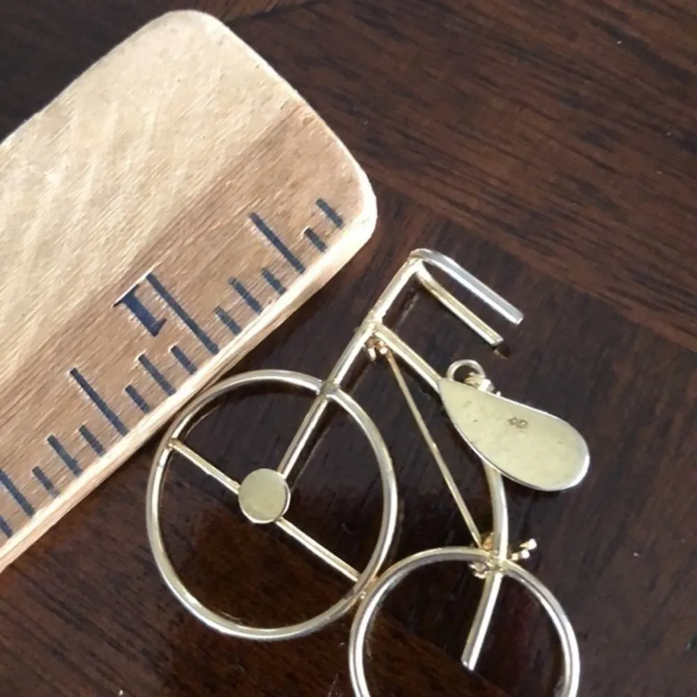 Vintage Bicycle Brooch - Image 3