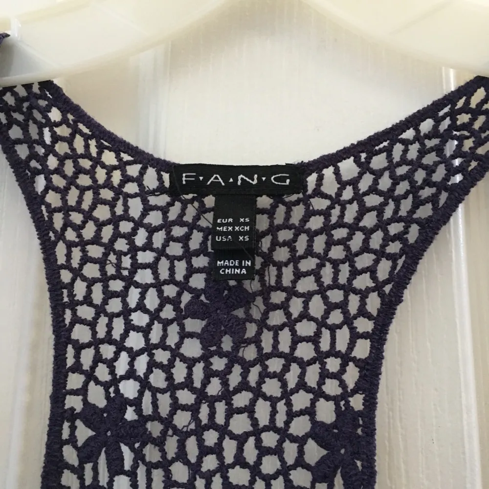 FINAL MARKDOWN Crocheted fang top (XS) - Image 3
