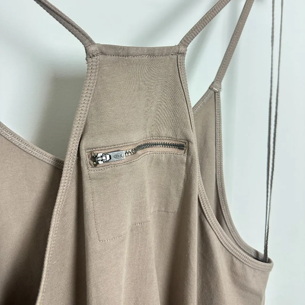 FREE PEOPLE Movement Hot Shot Onesie in Mocha Latte Size Small - Image 10