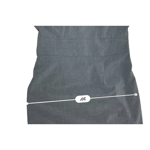 The‎ Limited Charcoal Grey Lined Washable Sleeveless Sheath Dress 12 Dark Girl - Image 6