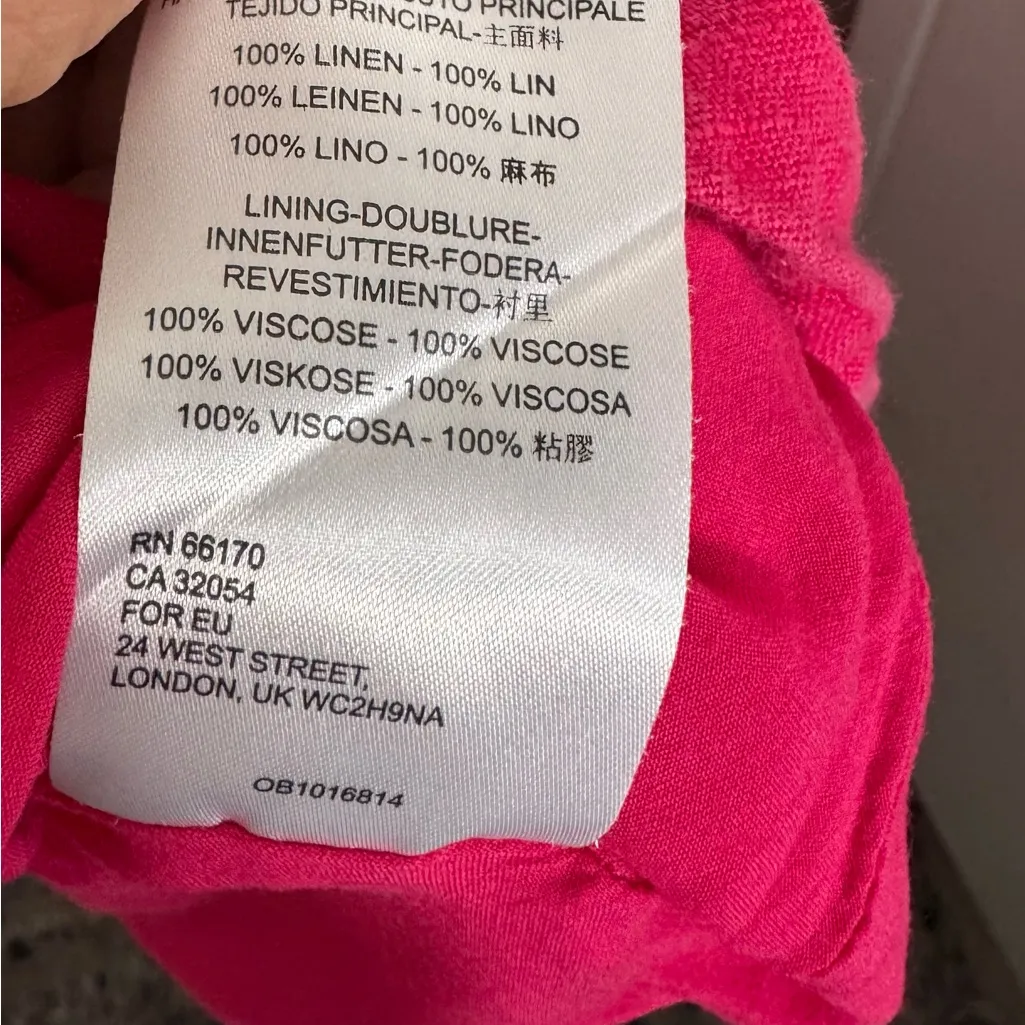 Maeve Vibrant Pink Mini Dress - Image 6