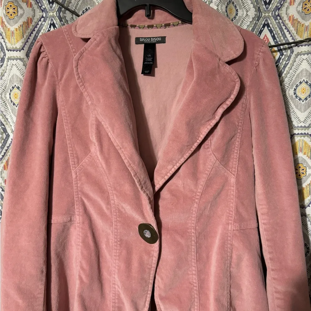 vintage pink trench coat - Image 2