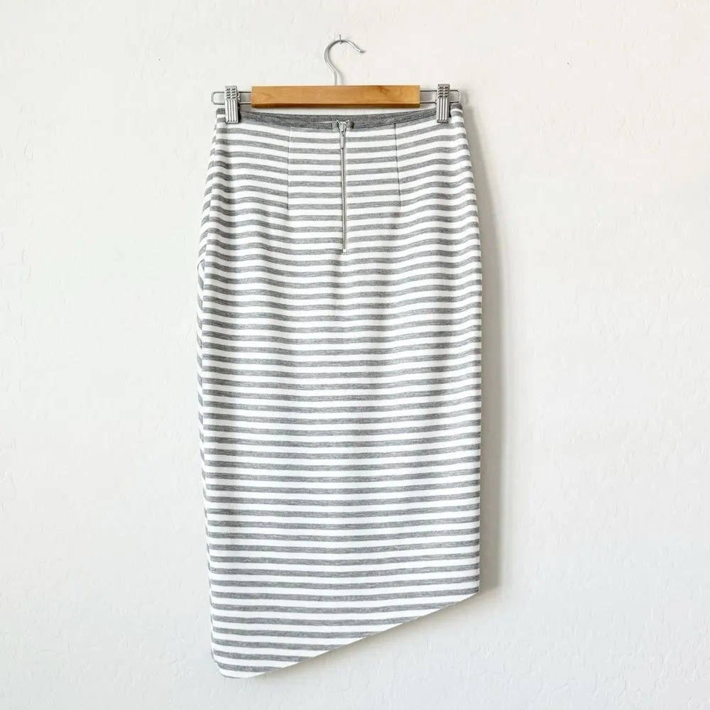 BEC & BRIDGE Asymmetric Stripe Wrap Skirt Size 4 - Image 2