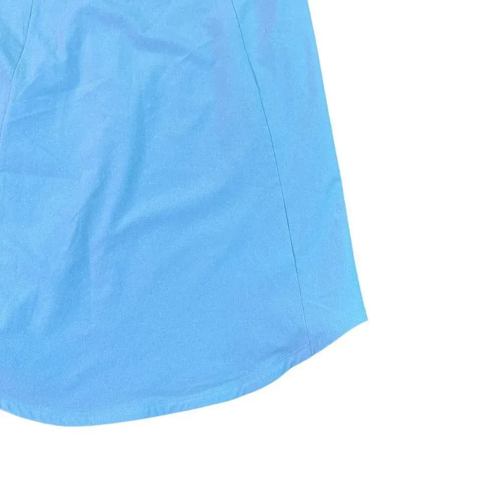 Eddie Bauer Blue Sleeveless Polo Dress Shift Casual Outdoor Size XS Women's - Image 8