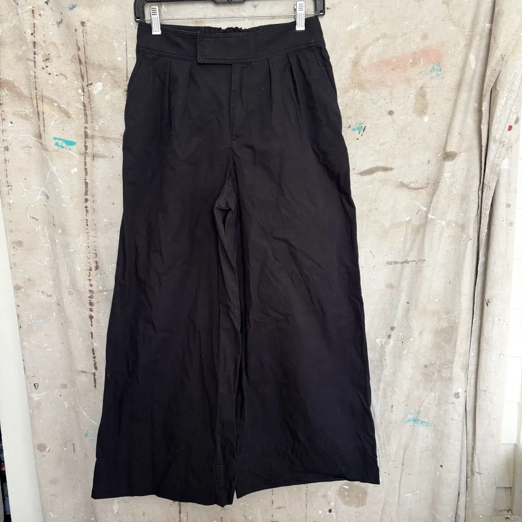 Anthropologie Pleated Poplin Trousers - Image 3