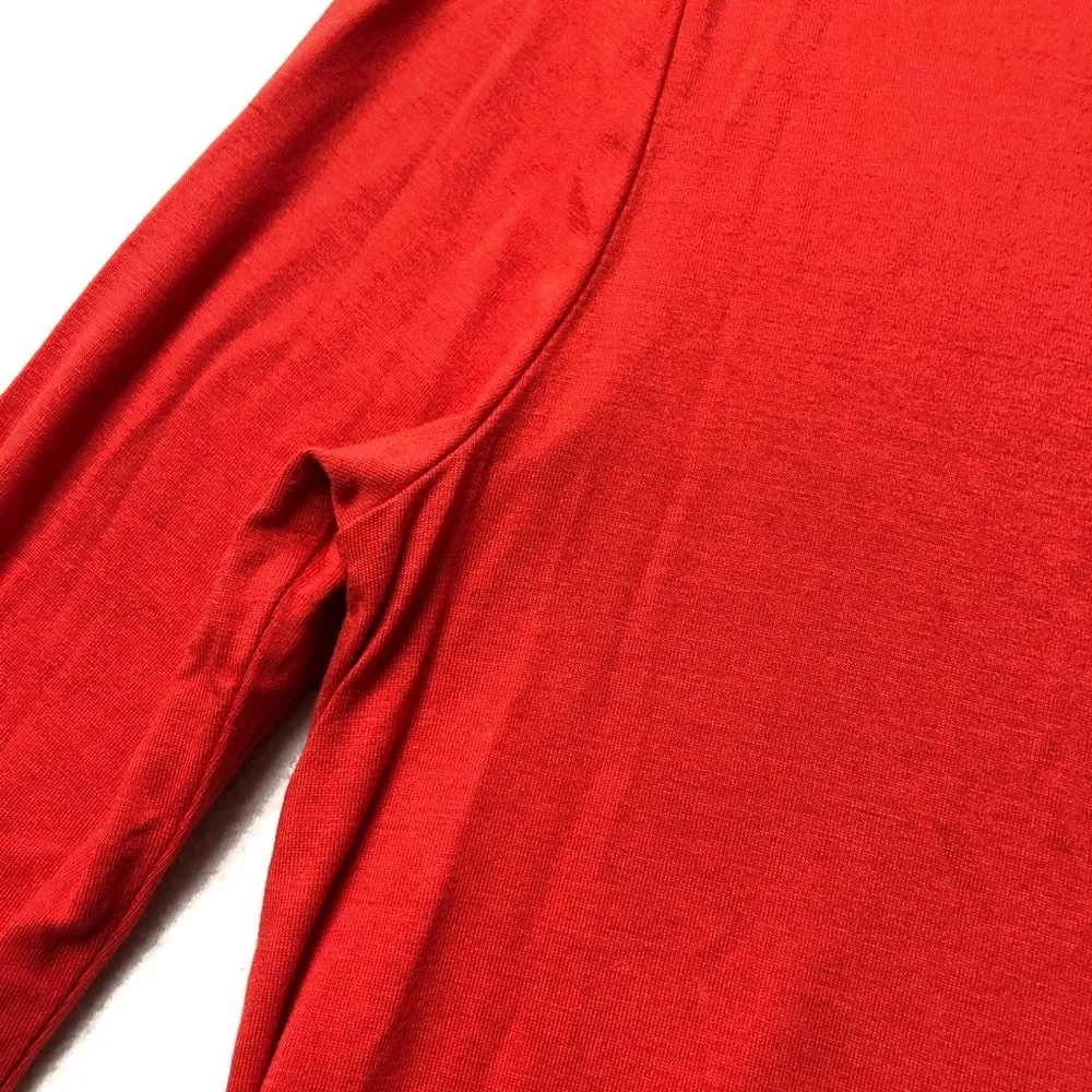 Jaeger Essential 3/4 Sleeve Jersey Top Red - Image 7