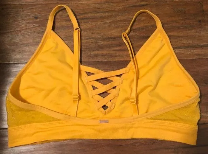 Yellow Sparkly Bralette - Image 3