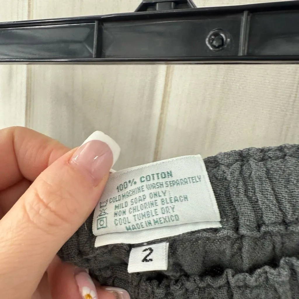 Oh My Gauze Women’s One Size Gray Lagenlook Pants Artsy Art to Wear - Image 3