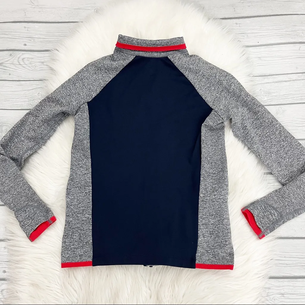 Athleta Navy and gray zip up jacket - Image 3