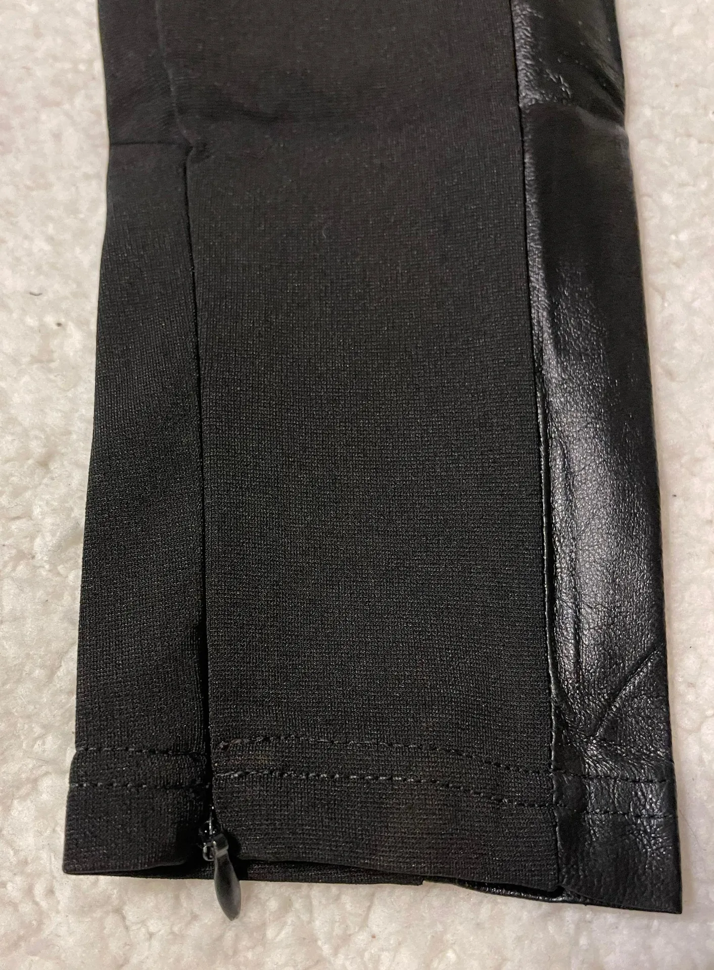 Line and Dot NWT  Black Sheepskin Stripe Pants - Image 5