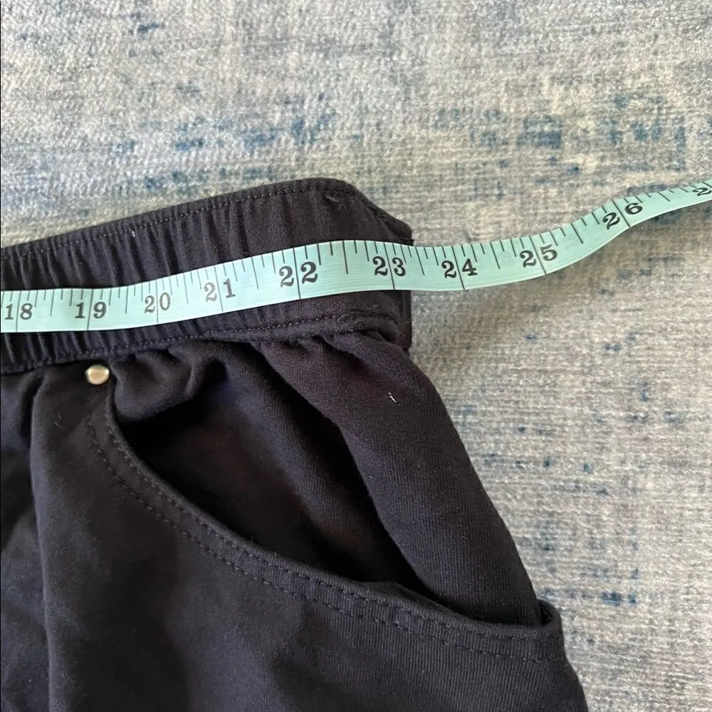 NWT! Avenue Knit Jean Pull On Black 30 / 32 Tall - Image 8