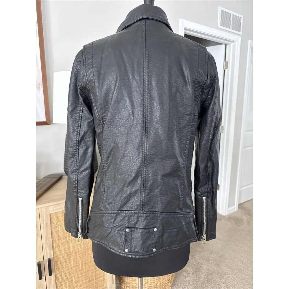 American Eagle Vegan Leather Moto jacket - Image 6