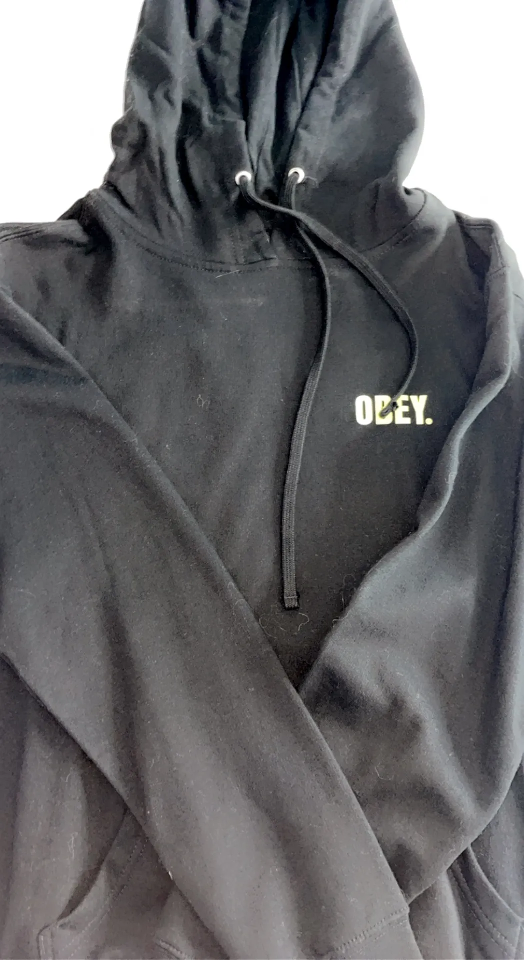 Obey Black Hoodie - Image 2
