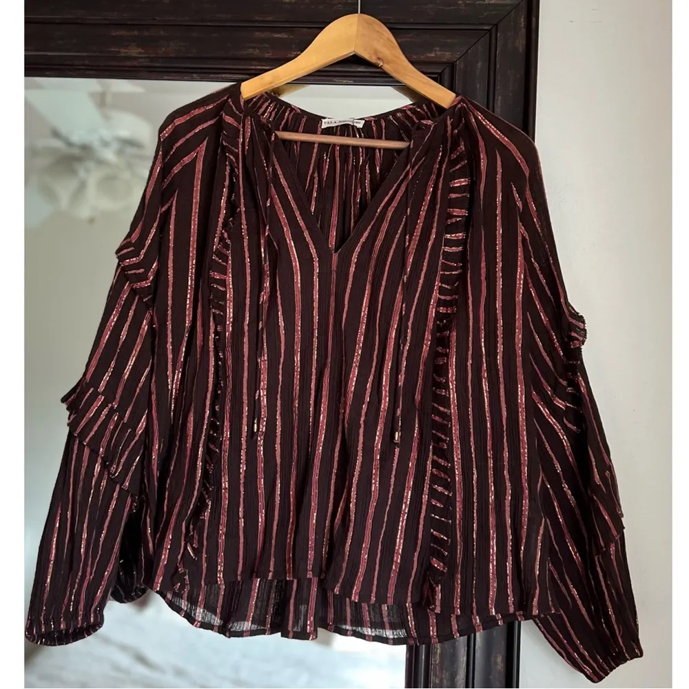 Ulla Johnson Liana Stripe Blouse New With Tags - Image 2