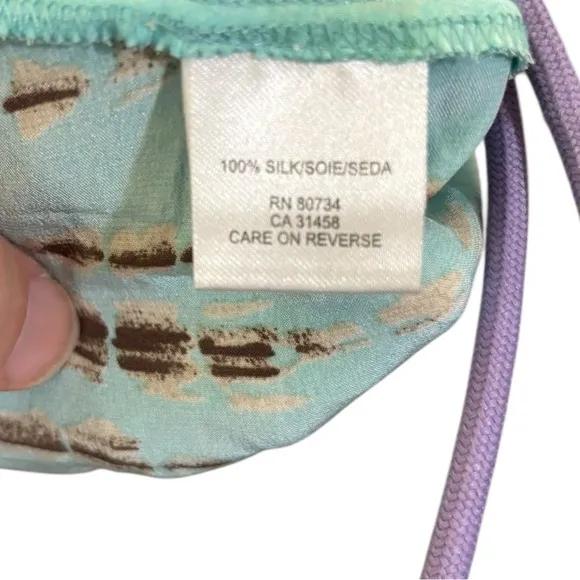 Vintage BCBGMaxAzria 100% Silk Maxi Dress Beaded Babydoll sz Small‎ Y2K Fairy - Image 11