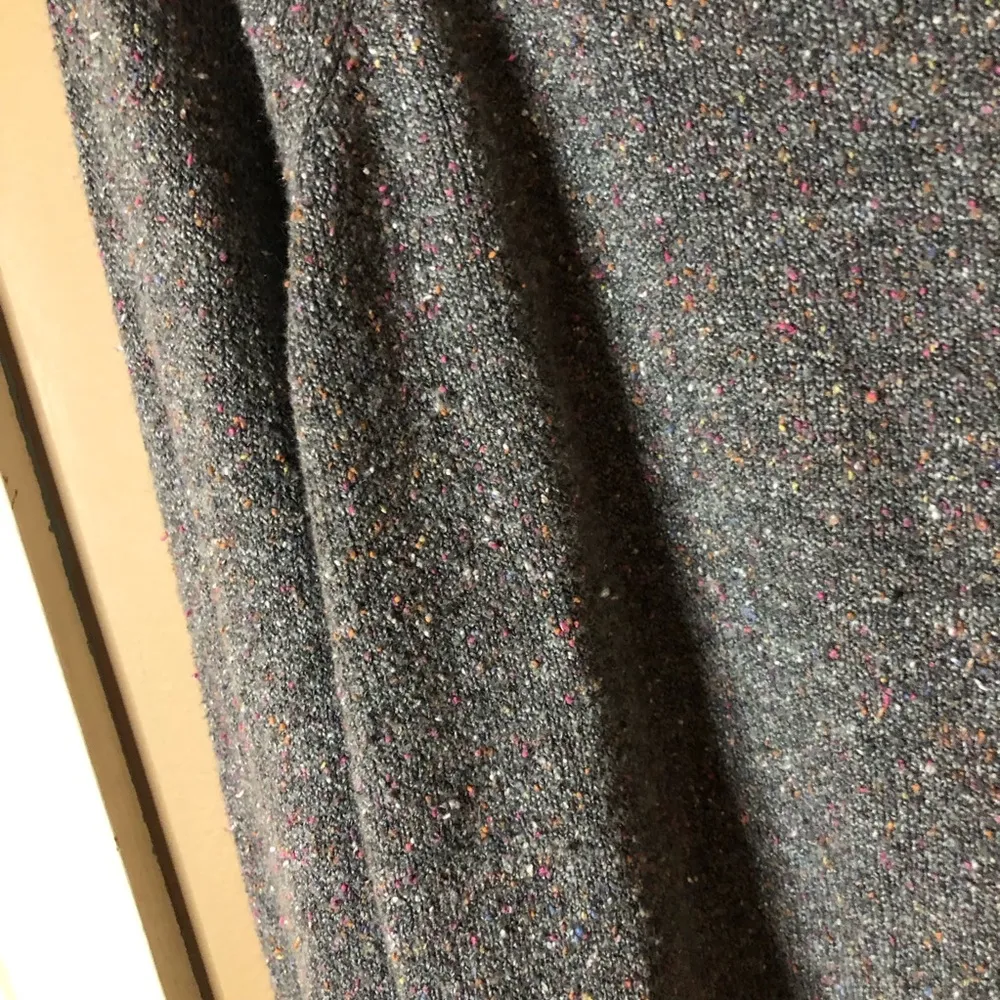 Lou‎ & Grey Speckled Marl Wool blend Cowl Neck Sweater Grey Size Large - Image 4