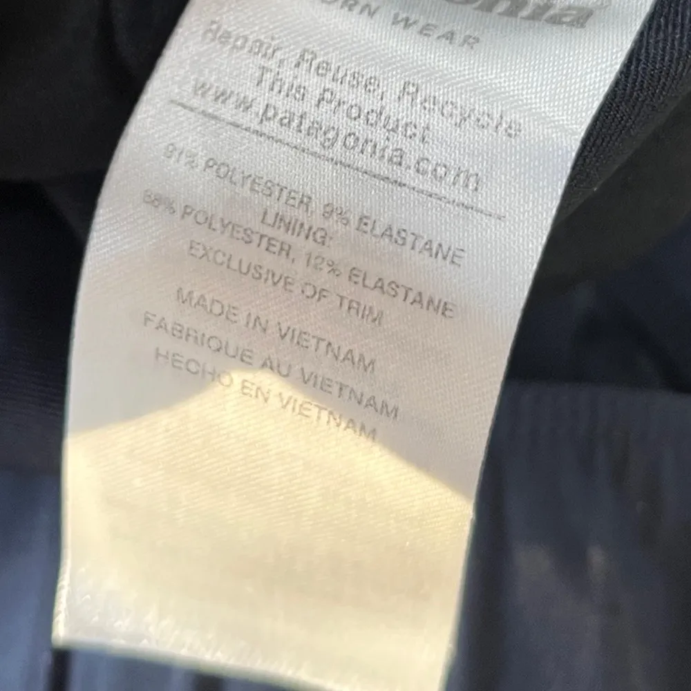 Patagonia Fleetwith Skort Black Sz S Outdoor Camping Biking Adventure - Image 13