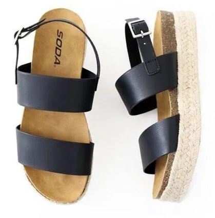 Brand New Platform Sandals Size 7.5 - Image 3