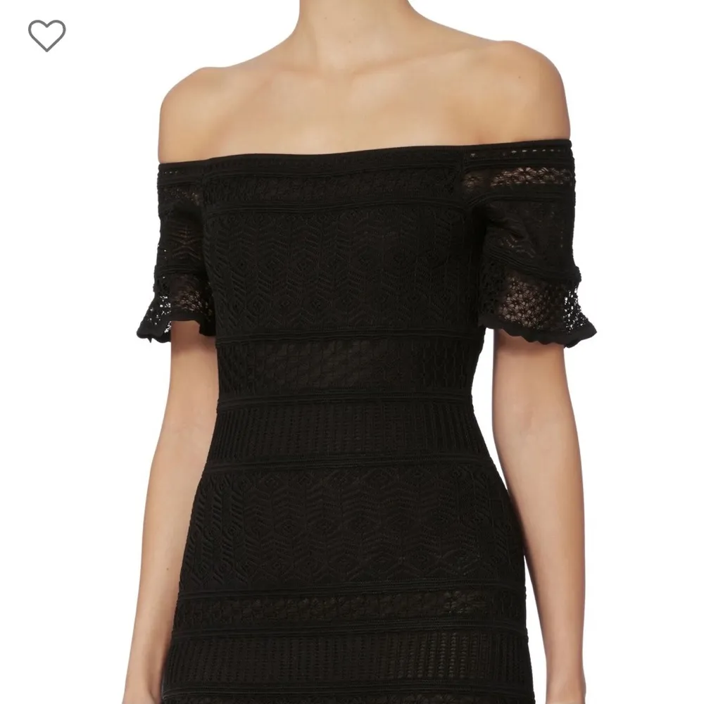 Ronny Kobo NEW NWT Haylana Black Lace Mini Dress Size XS - Image 4