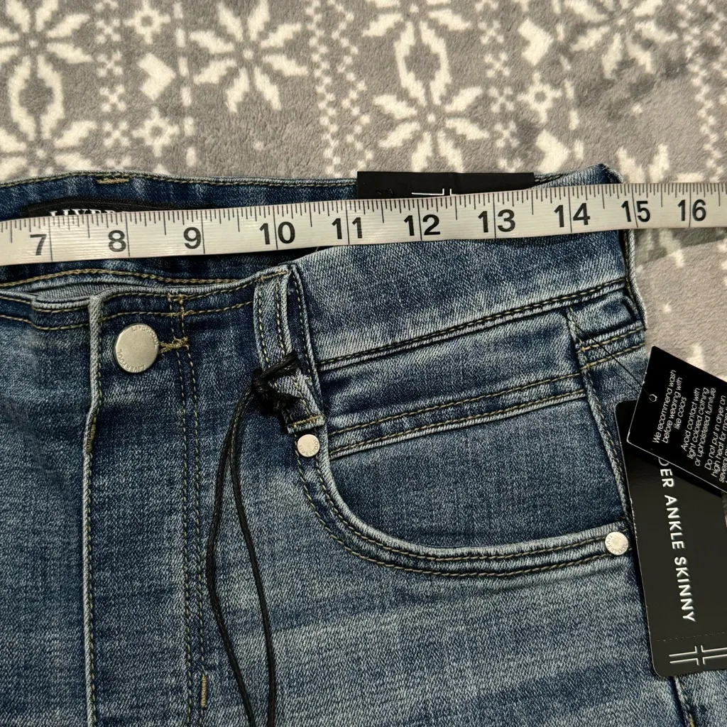 Stitch Fix Liverpool Gia Glider Ankle Skinny Jean In Atmore‎ NWT Size 6/28 Blue - Image 13