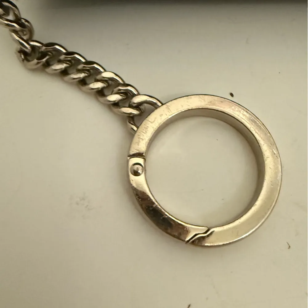 Kate Spade Jeanne Black Leather Zip Around Wallet Key Chain Ring Small - Image 4