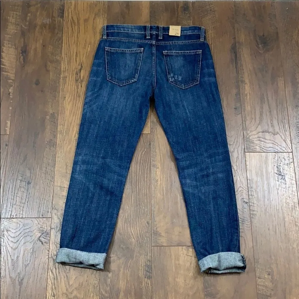 Current/Elliott The Fling Distress Boyfriend Jeans - Image 6