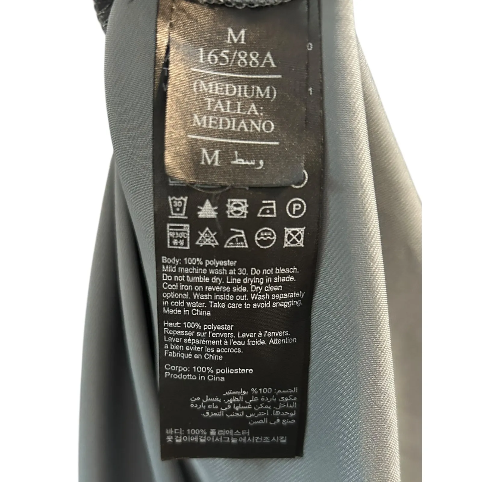 AllSaints Revolve Women's Medium Gray Maxi Slip Dress Sleeveless V‎ Neck Casual - Image 5