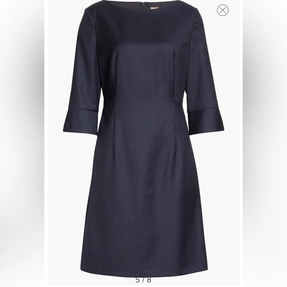 Danesa Plaid Sheath Dress from Boss - Image 4