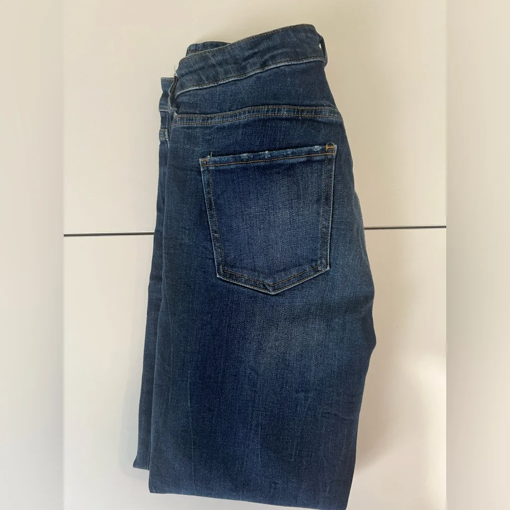 Forever 21 Blue Skinny Jeans with Distressed Details - Image 2