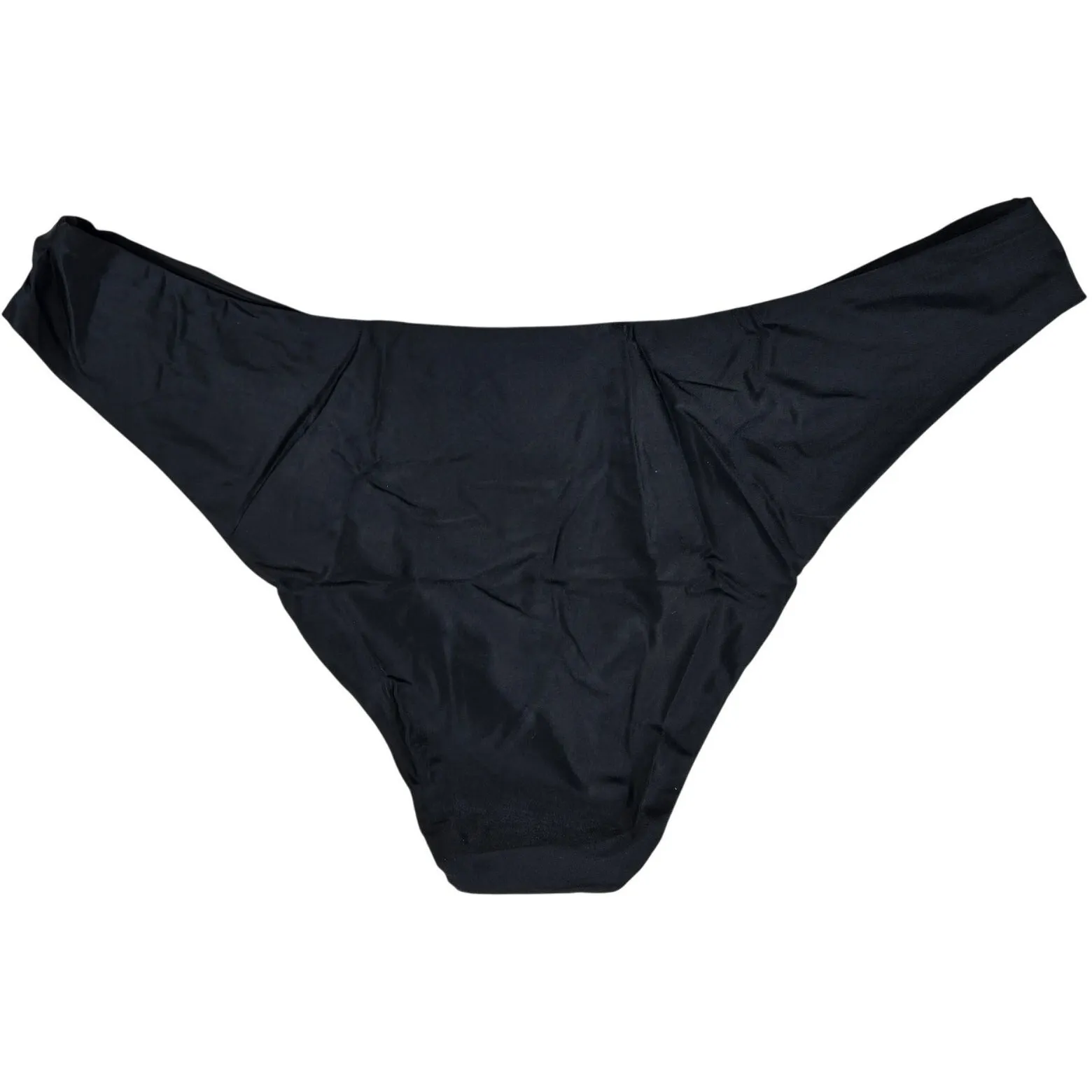 J. Crew‎ Curved-waist cheeky bikini bottom in Black 2X NWT - Image 2
